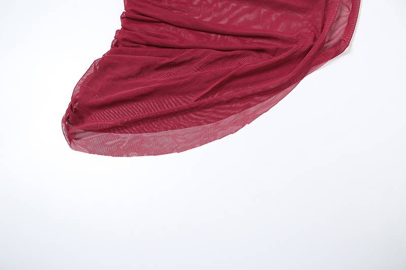 Sexy Off-Shoulder Crop Top with Bodycon Skirt Set