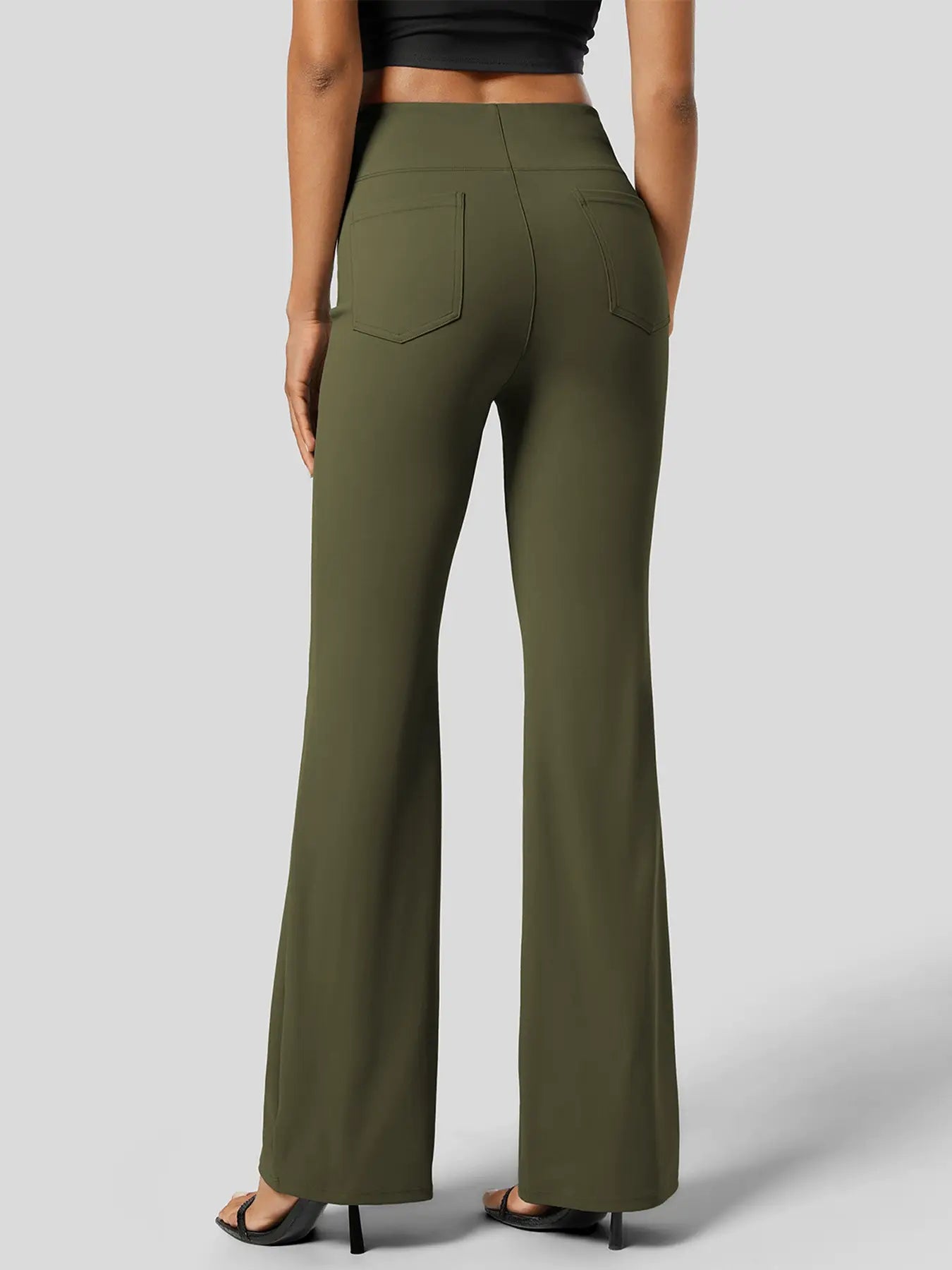 HIP LIFT WIDE LEG PANTS SPORTS MICRO YOGA PANTS