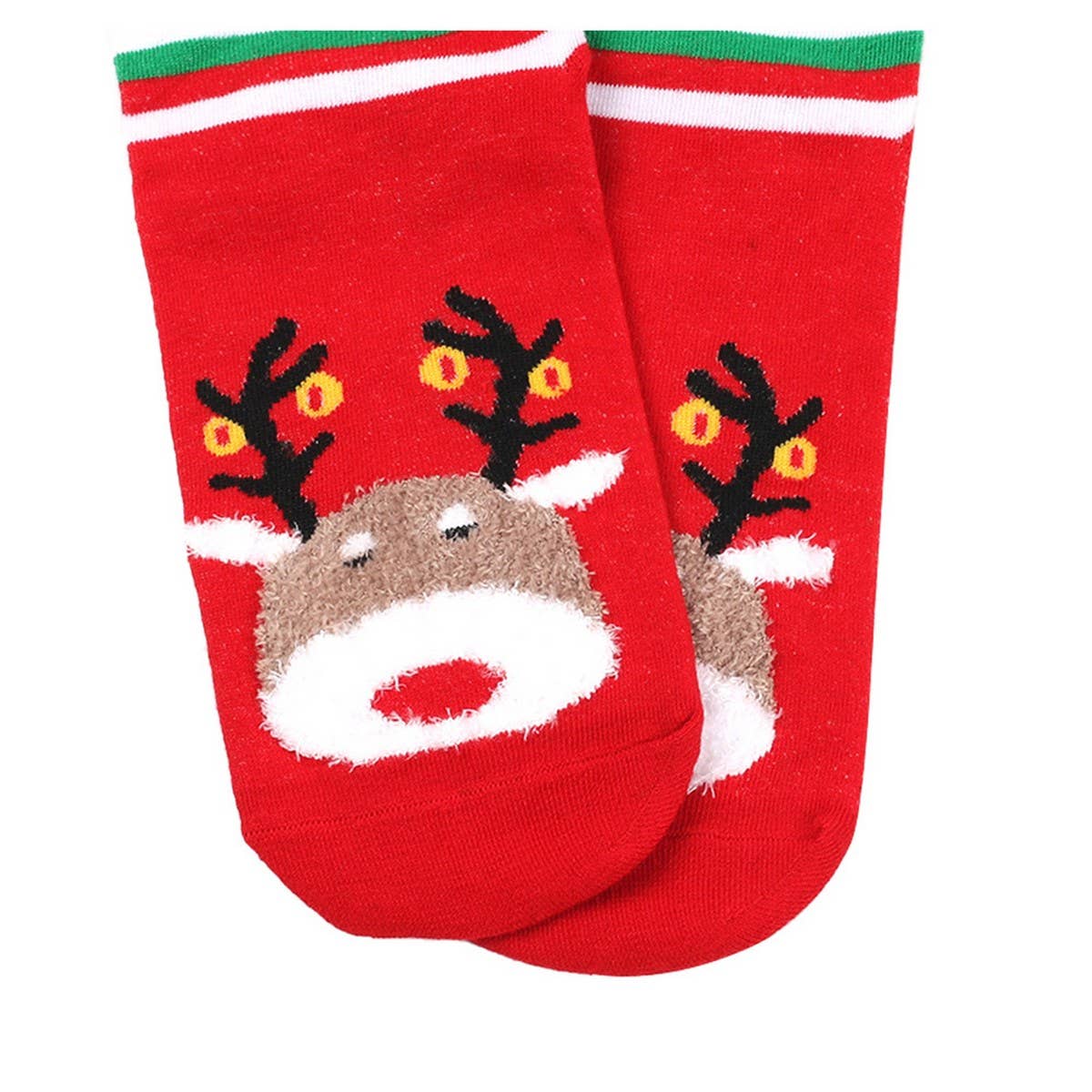 CWMS0818_Santa Claus Cartoon Elk Snowman Christmas Socks