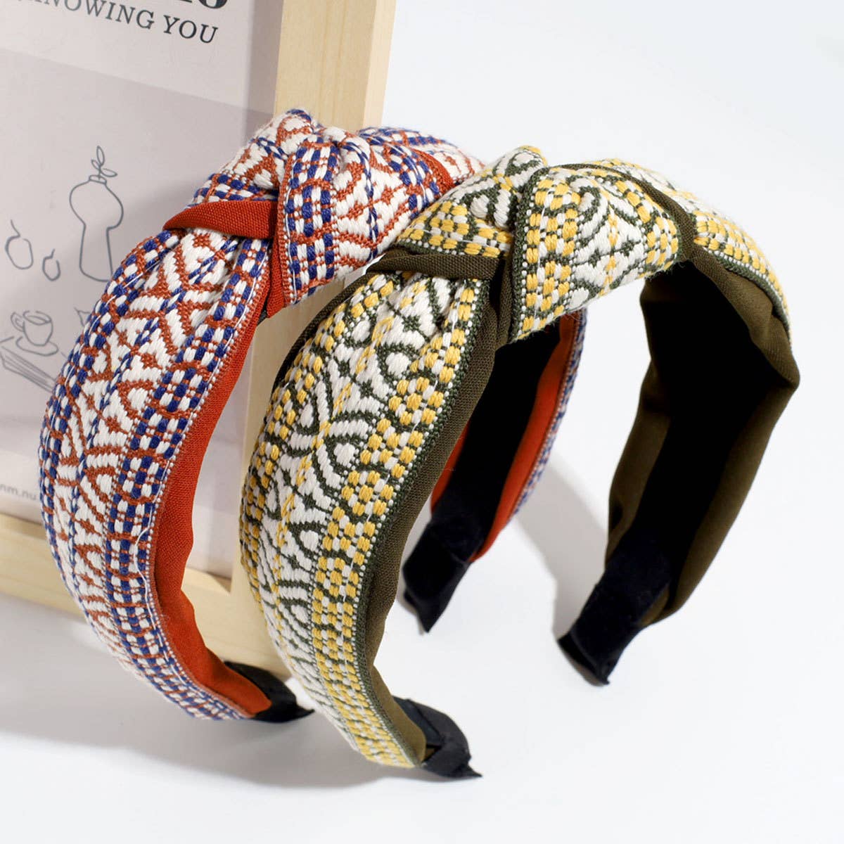 BOHEMIAN WIDE KNOTTED HEADBAND_CWAHA2307