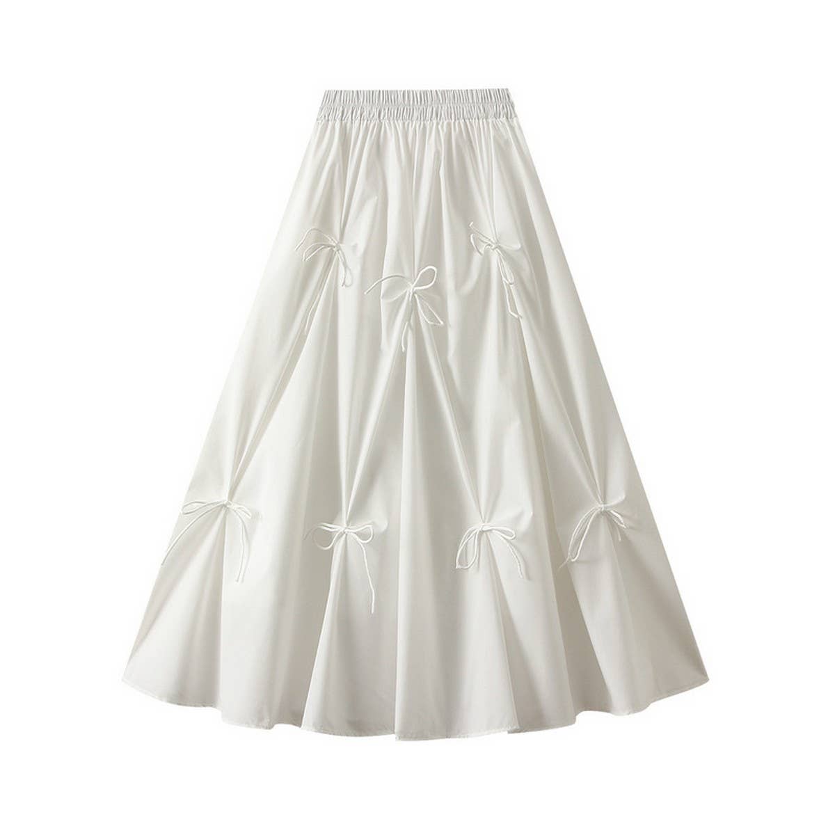 HIGH WAIST A-LINE SKIRT TEMPERAMENT UMBRELLA SKIRT