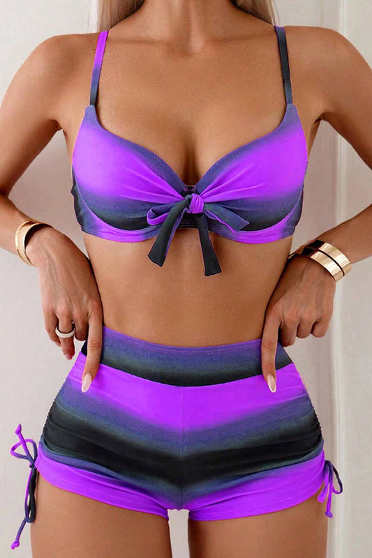 CWMW0825_NEW TIE-DYE TWO-PIECE SEXY SWIMSUIT