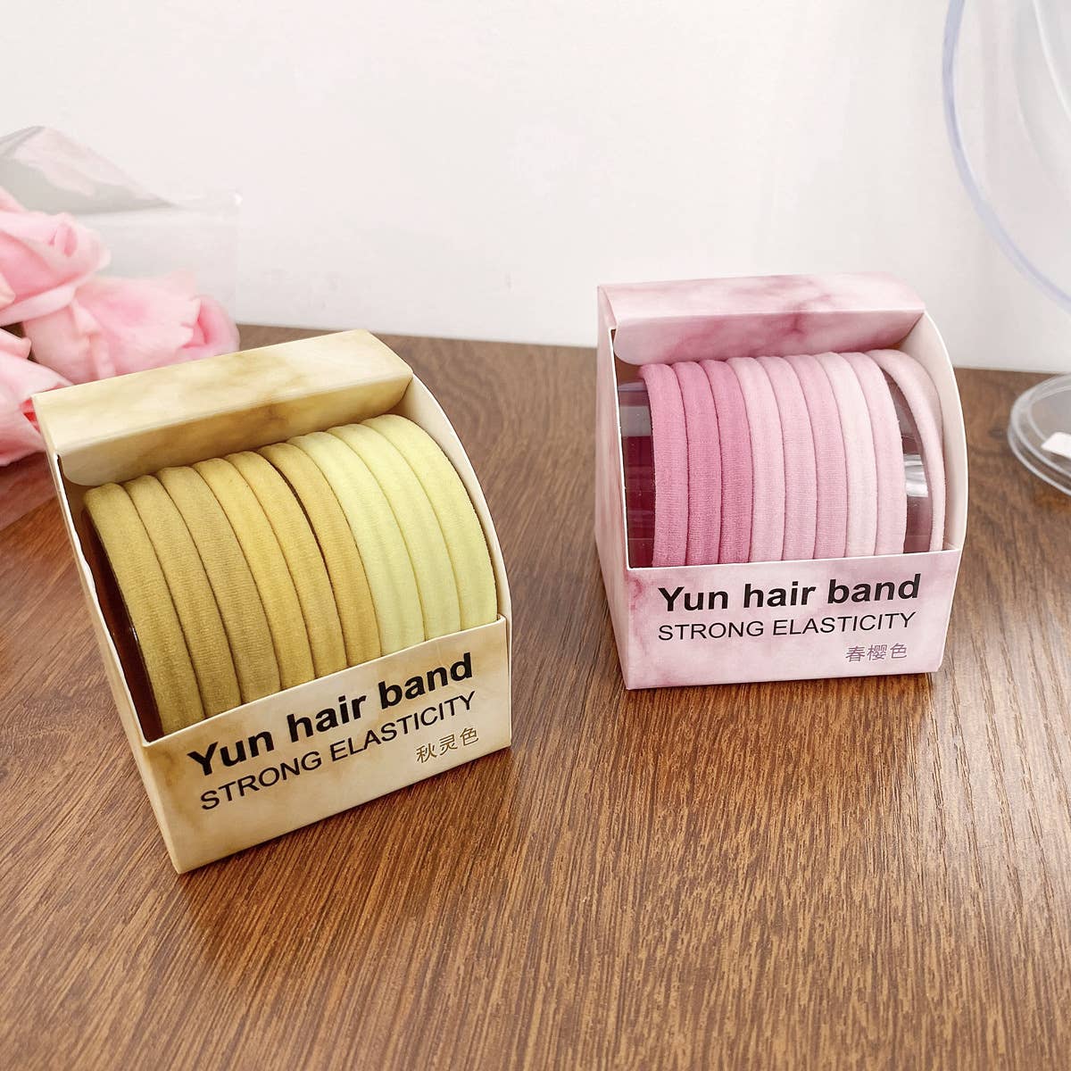 9 boxes of candy-colored seamless towel rings