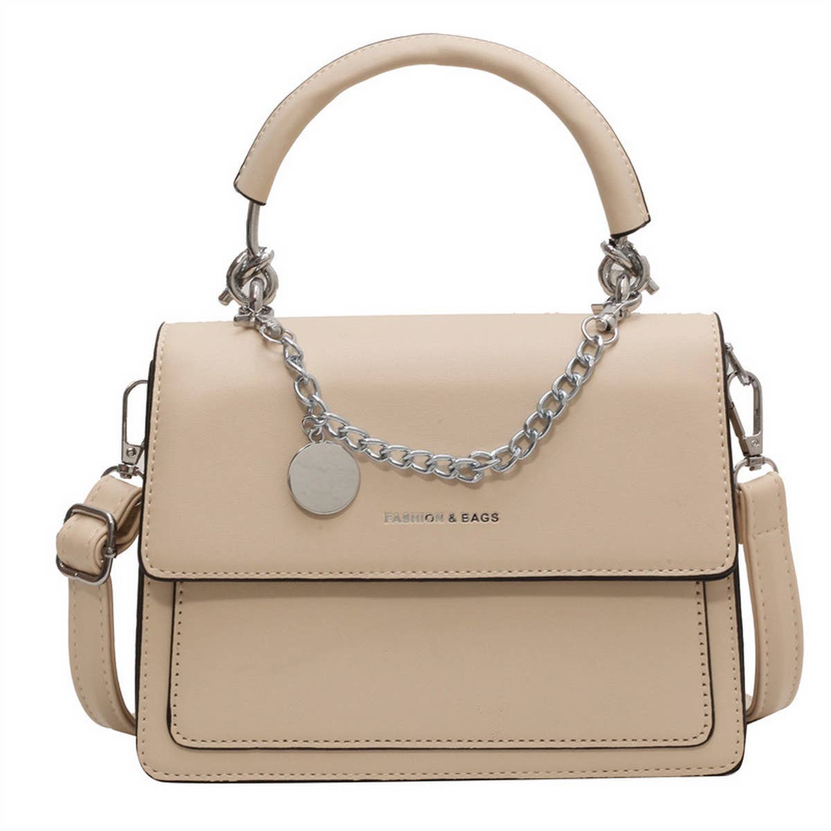 WOMEN CHAIN SHOULDER CROSSBODY SMALL SQUARE BAG_CWAB1548