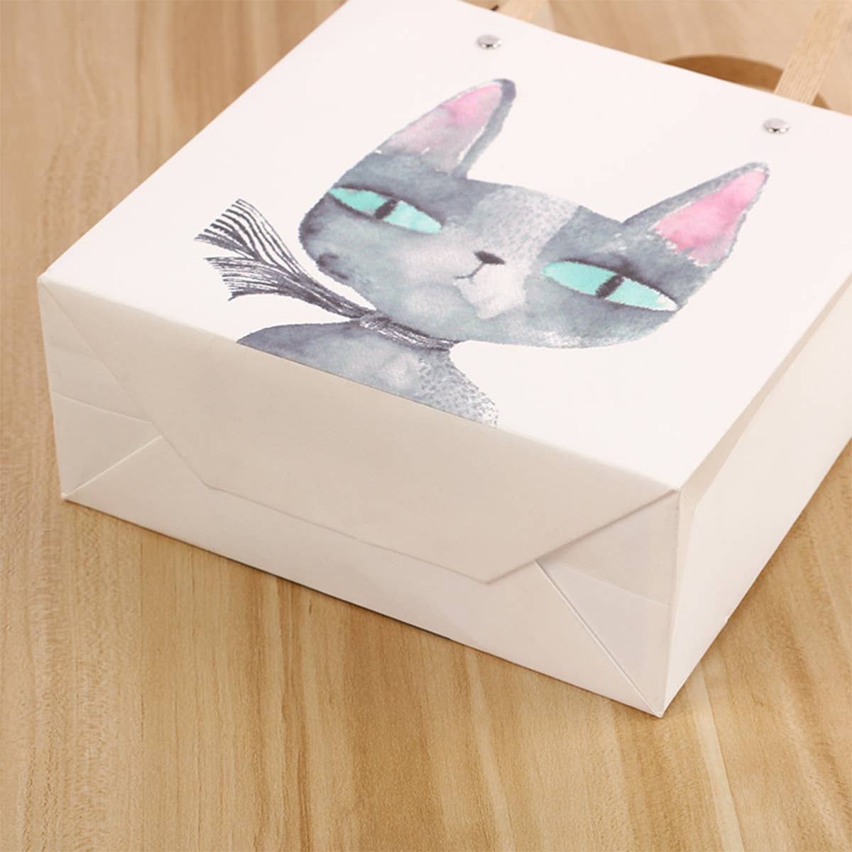 INS STYLE SMALL FRESH CAT PAPER HANDBAG GIFT BAG