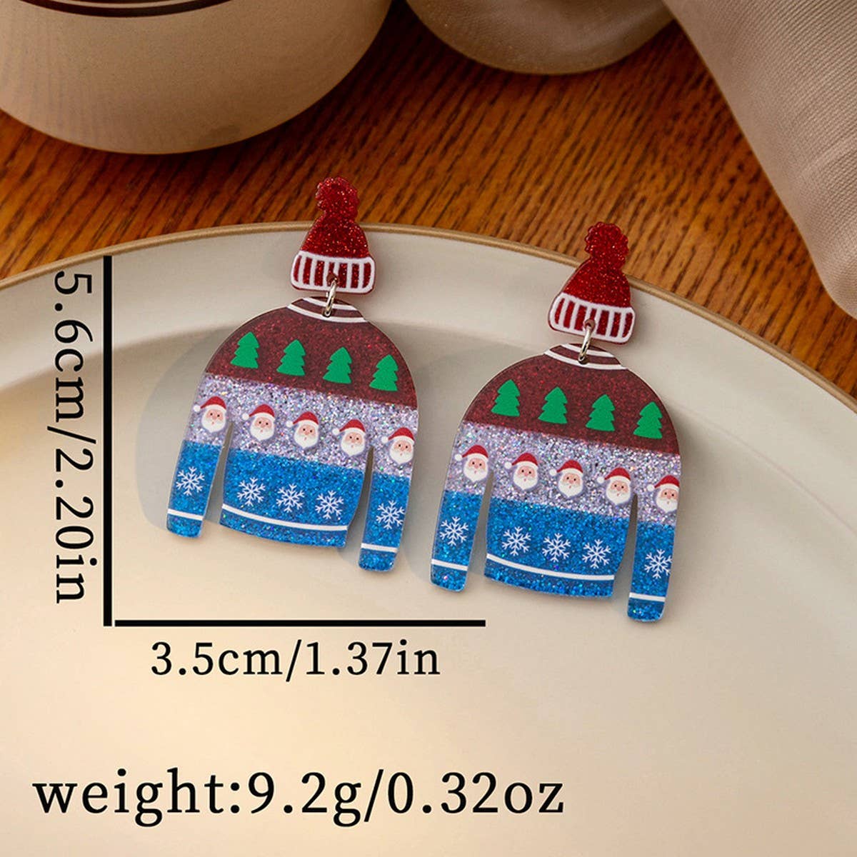 CHRISTMAS SIMPLE AND VERSATILE CARTOON EARRINGS