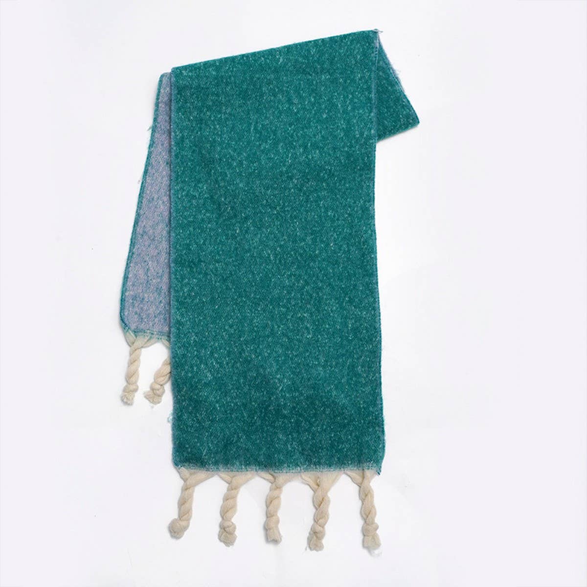 Handcrafted Tassel Double-Sided Scarf for Winter