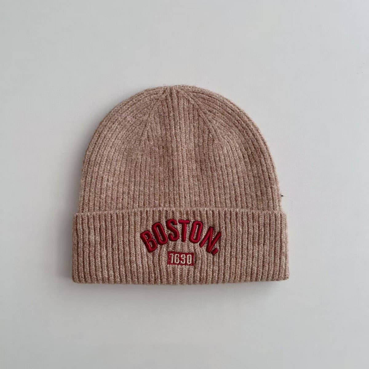 WINTER CHILDREN'S EMBROIDERED LETTER KNITTED HAT_CWAH2931