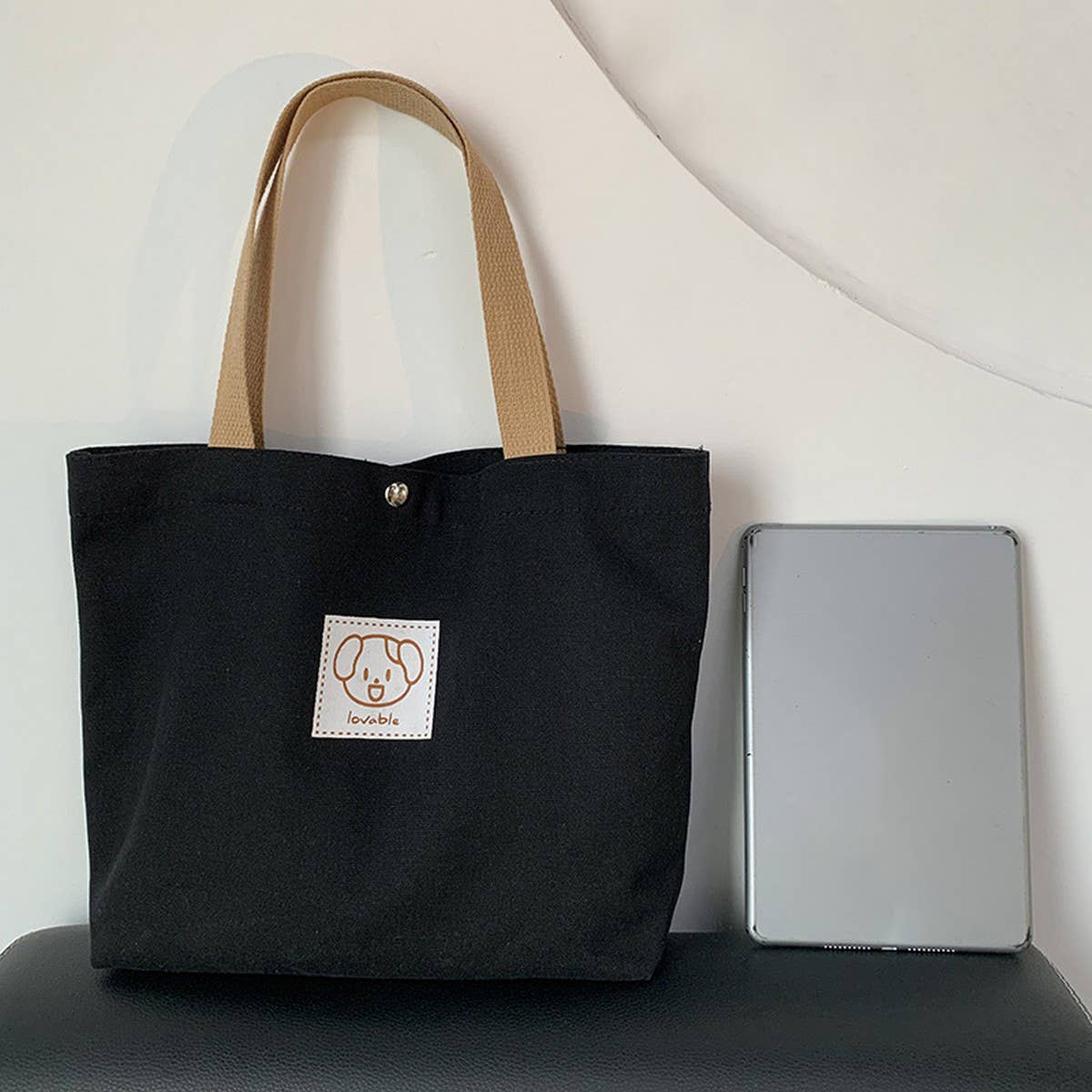 TOTE BAGS CANVAS CUTE CARTOON BENTO BAG_CWAB2042