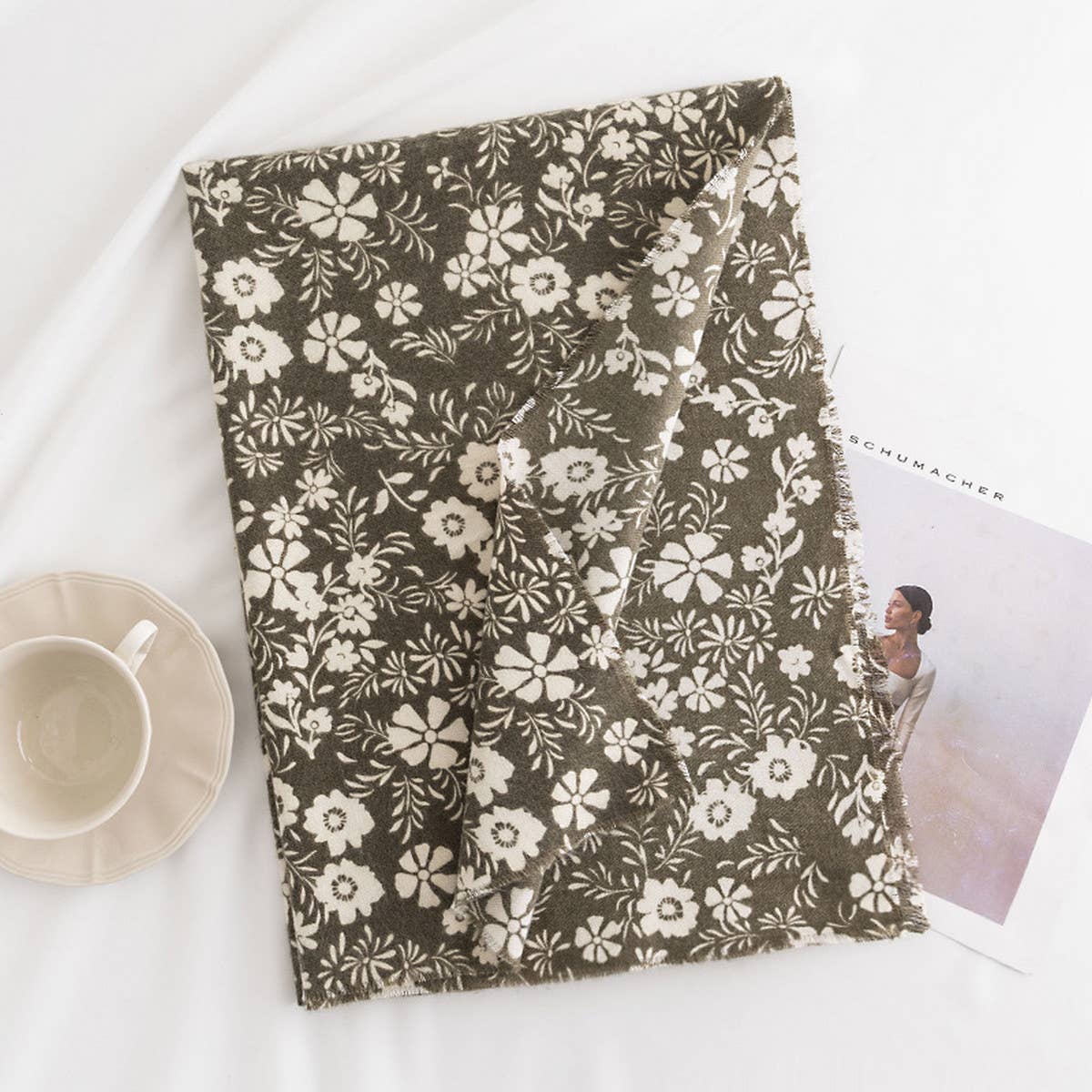 Vintage Knit Scarf - Fall/Winter Couples Wrap