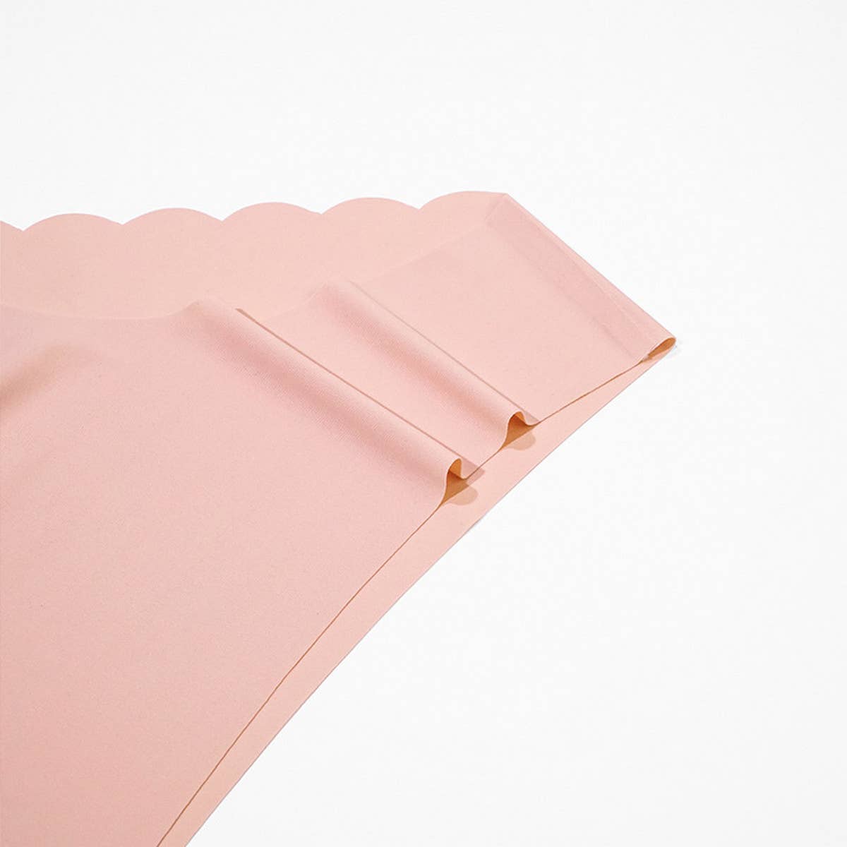 SEAMLESS ICE SILK WAVY LACE UNDERWEAR