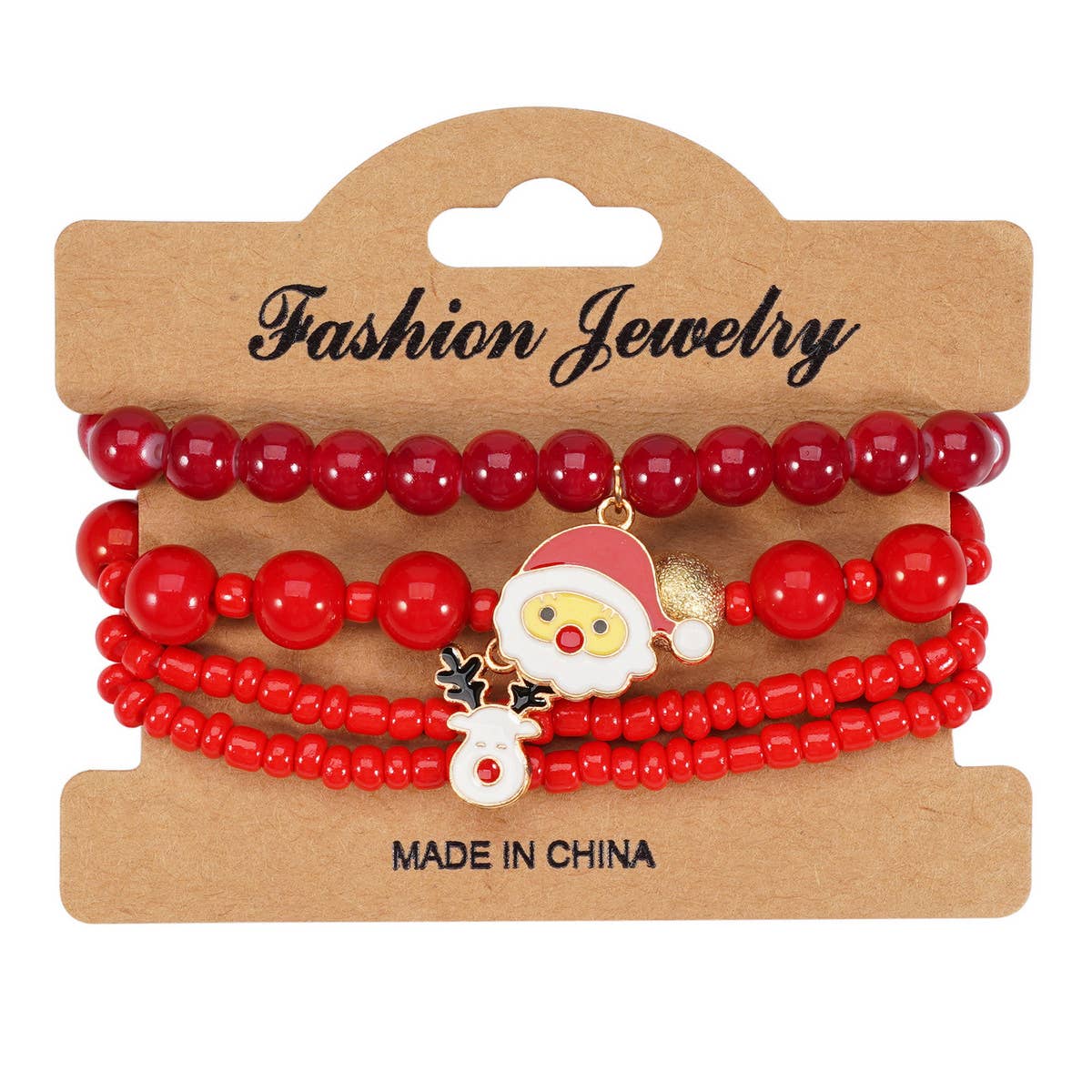 2024 NEW CHRISTMAS BEADED ELASTIC ROPE BRACELET_CWAJE2207