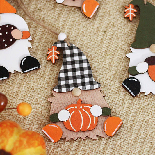 Painted Halloween Maple Leaf Faceless Doll_CWAJE05358