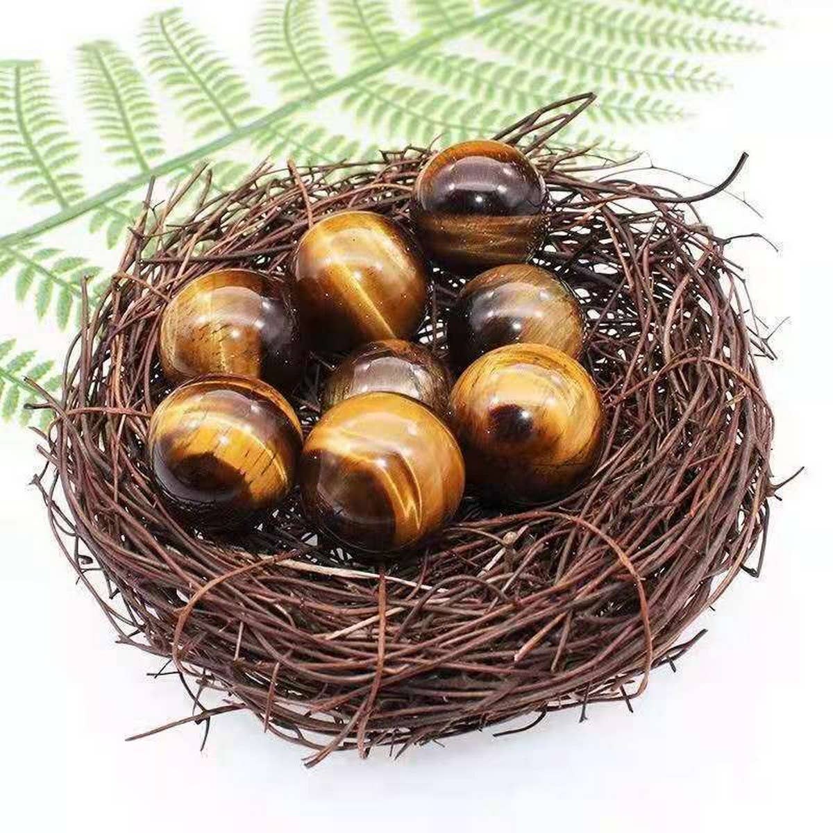 Natural Tiger Eye Crystal Ball Set