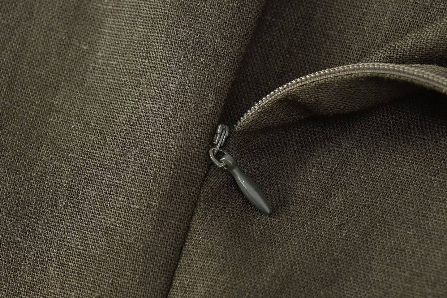 TEMPERAMENT LIGHT COOKED LINEN BLEND MIDI DRESS