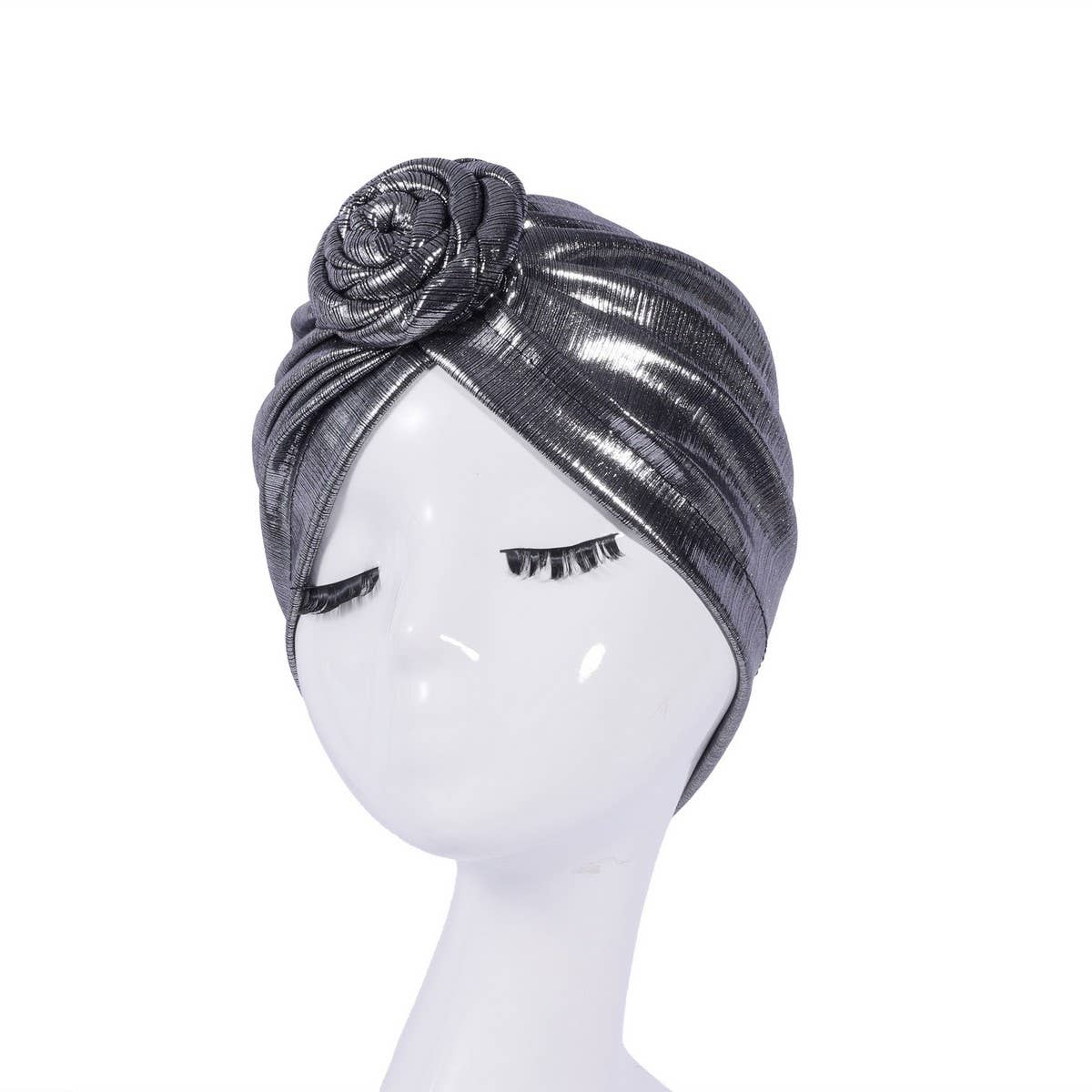 CLASSIC HOT GOLD FLORAL ETHNIC HEADSCARF