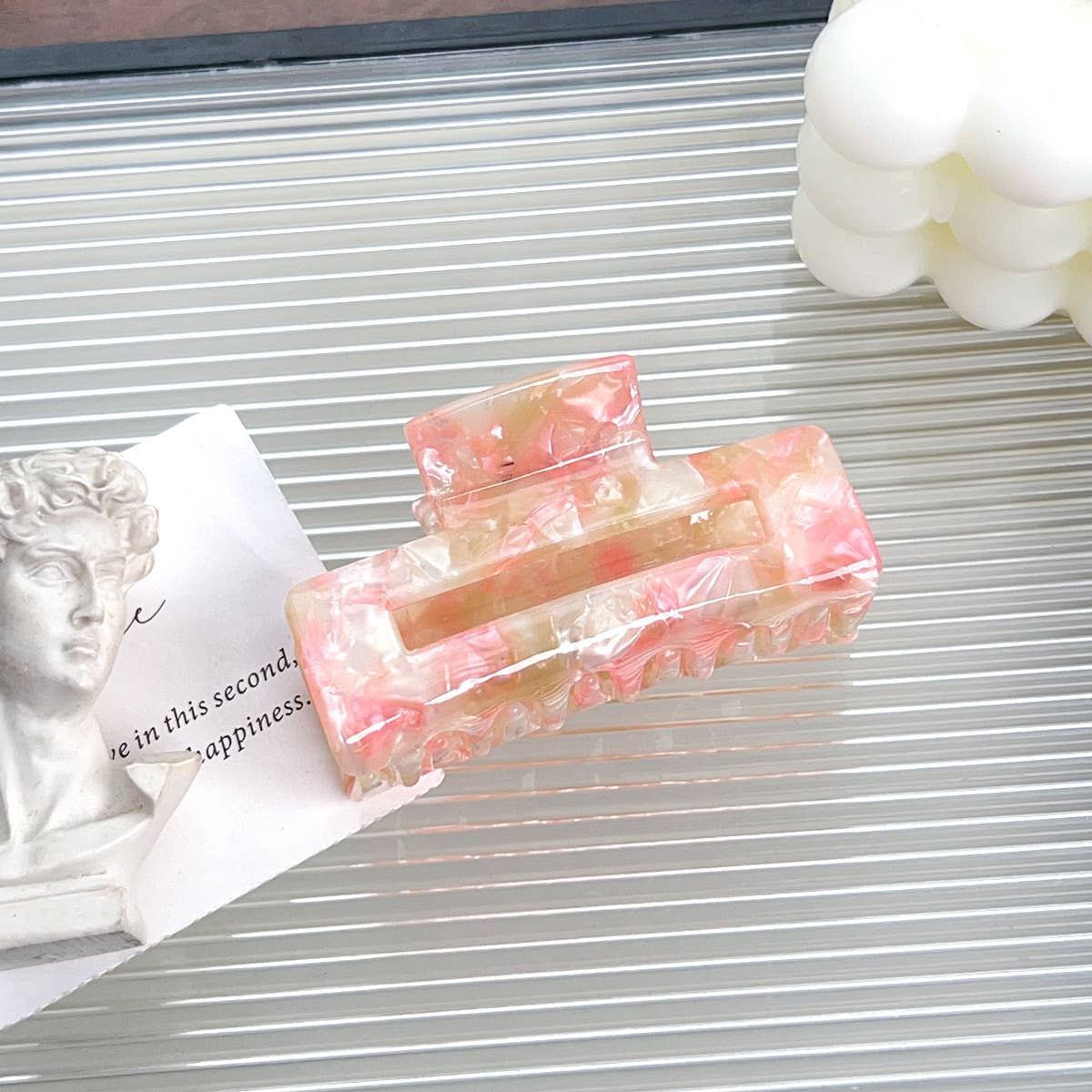 Elegant square and high-end grip clip