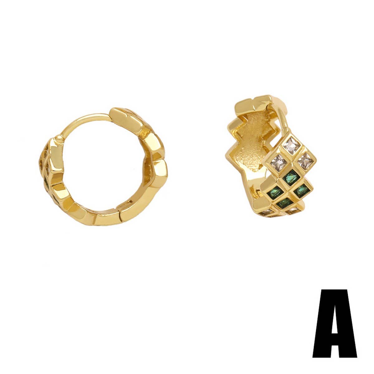 FASHIONABLE AND MINIMALIST GOLD-PLATED EARRINGS_CWAJE1024