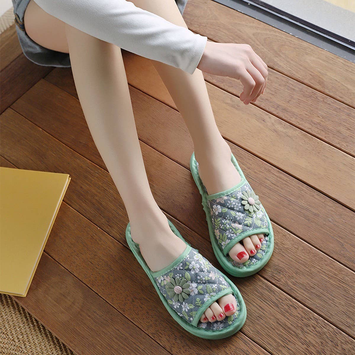 Thick Fabric Soft Sole Slippers for Home