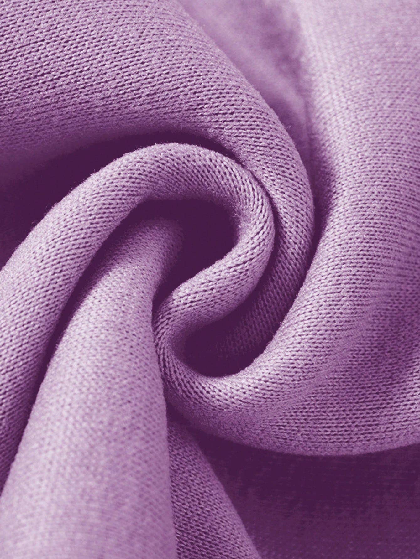 ELASTIC-WAISTED COLOR-MATCHED WIDE-LEG PANTS