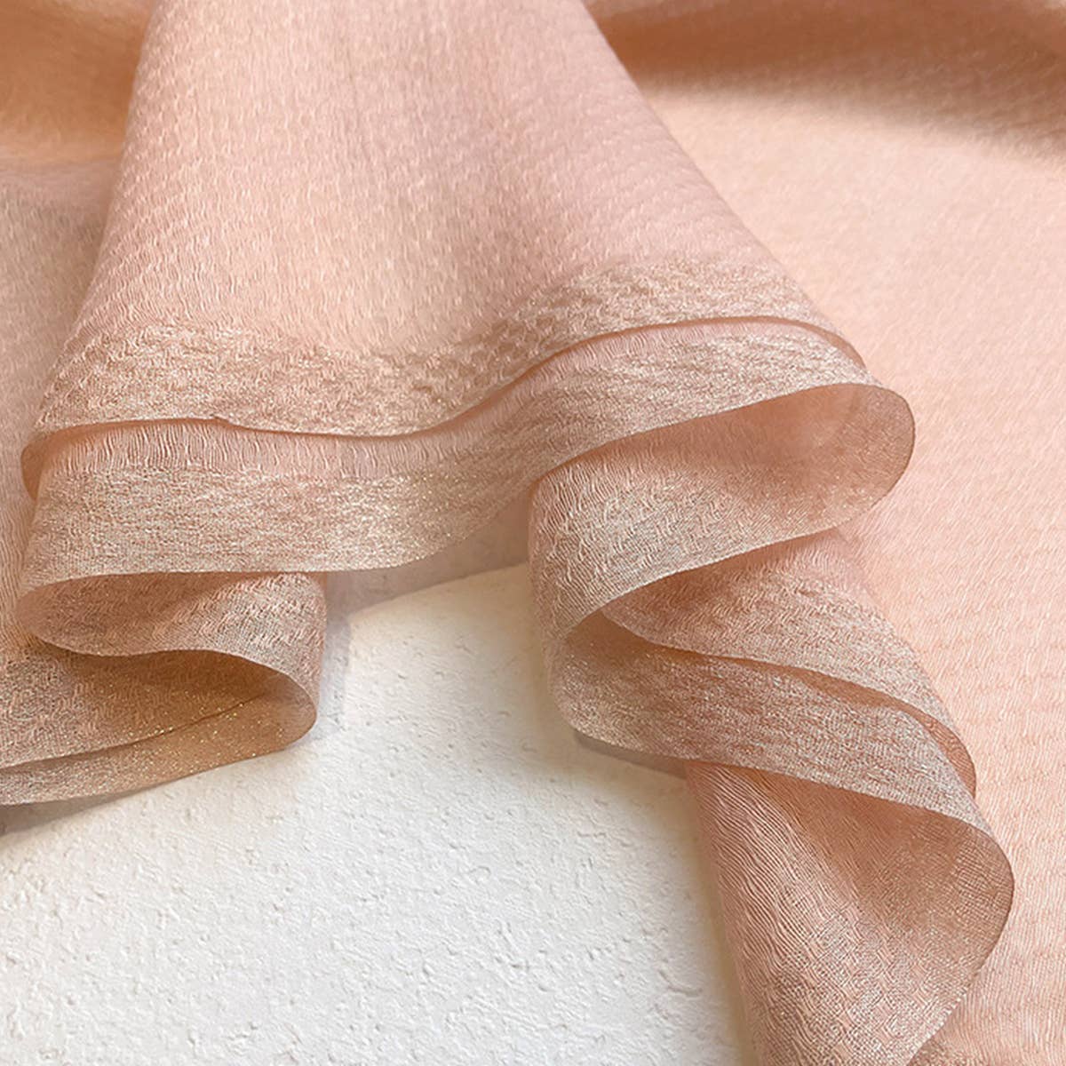 Silk Blend Scarf for Women - Lightweight