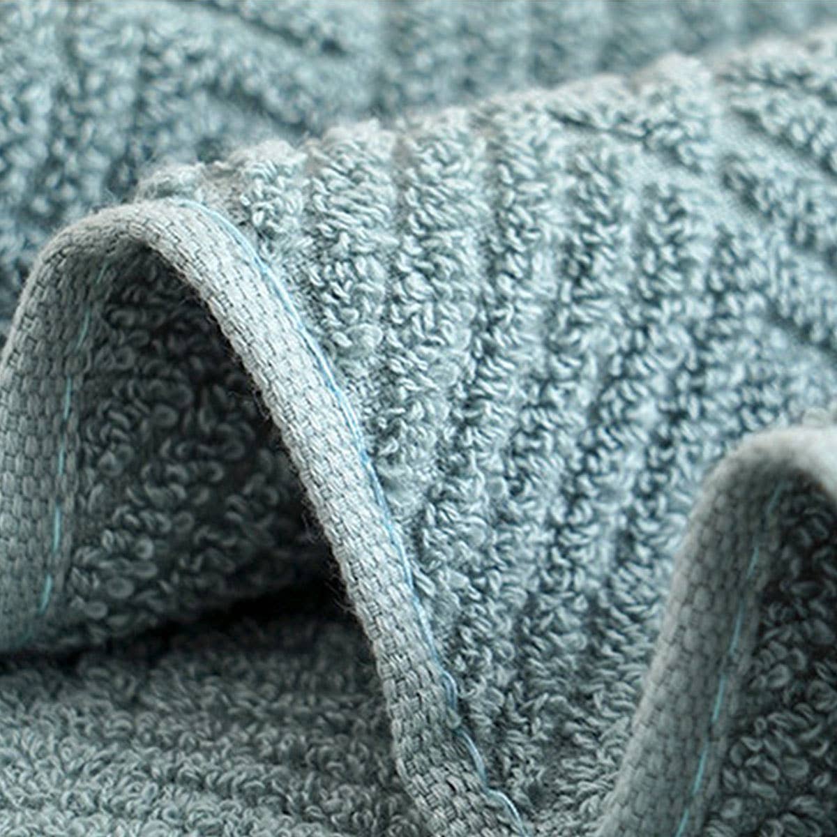 LONG PLUSH SOLID COLOR HOUSEHOLD COTTON TOWEL