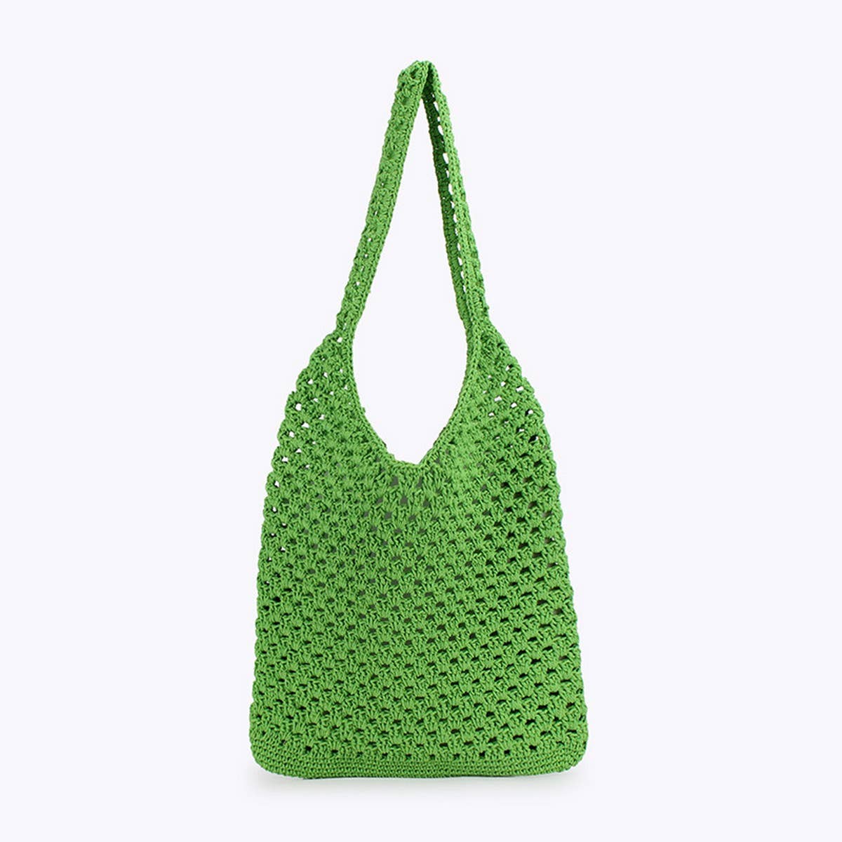 MESH COTTON ROPE WOVEN BAG STYLISH LIGHTWEIGHT_CWAB4663