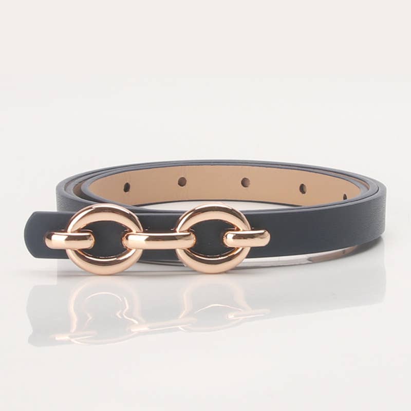 Alloy buckle versatile dress west decorative belt