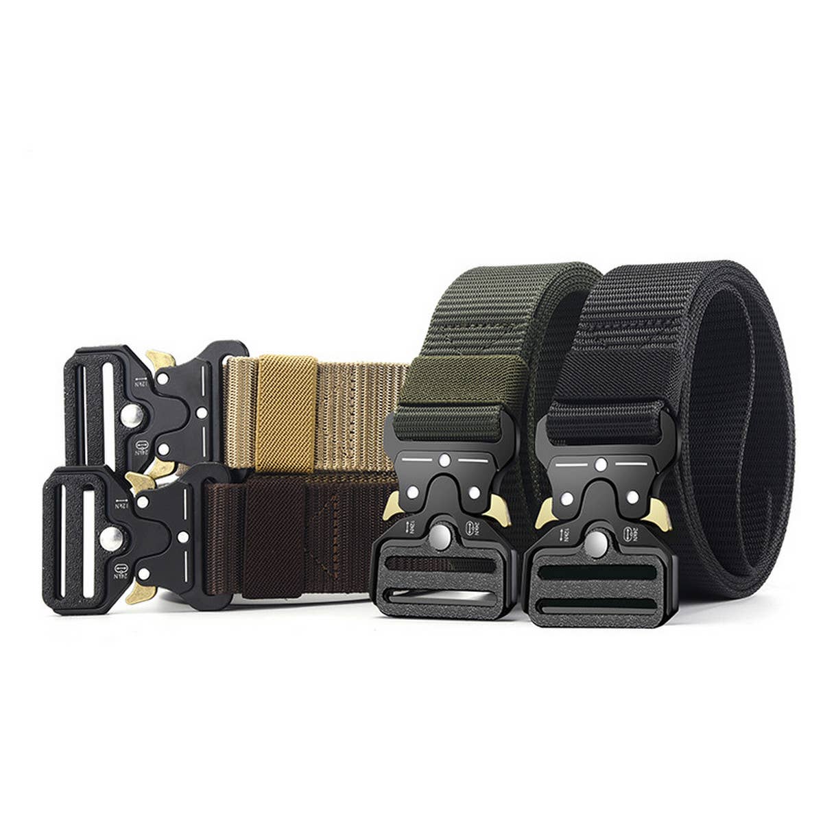 OUTDOOR BUCKLE COBRA CANVAS BELT_CWABE0365