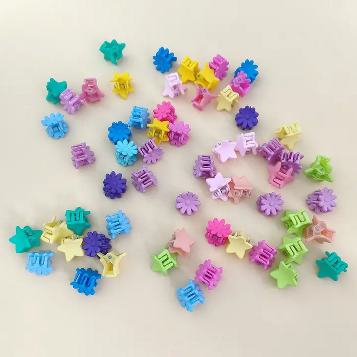 10pcs Mini Hair Claw Set - Candy Color Cute Clips_CWAHA0716