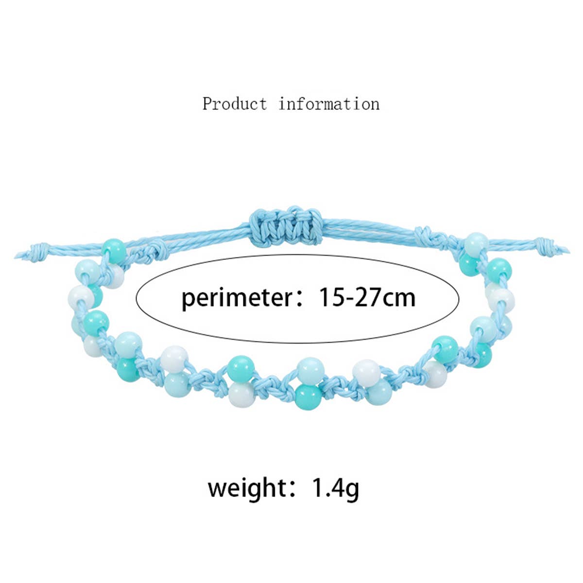 MACARON COLORED BEAD WOVEN BRACELET