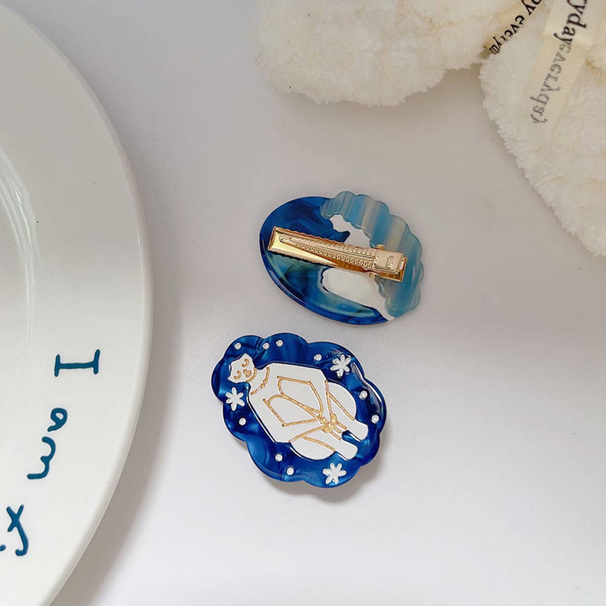 Mermaid Planet Hair Claw - Dreamy Cute Girl Clip_CWAHA1339