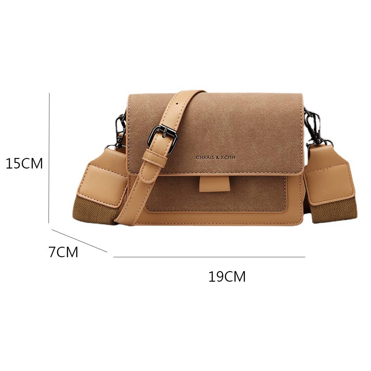 RETRO SMALL SQUARE HANDBAG SHOULDER BAG_CWAB1547