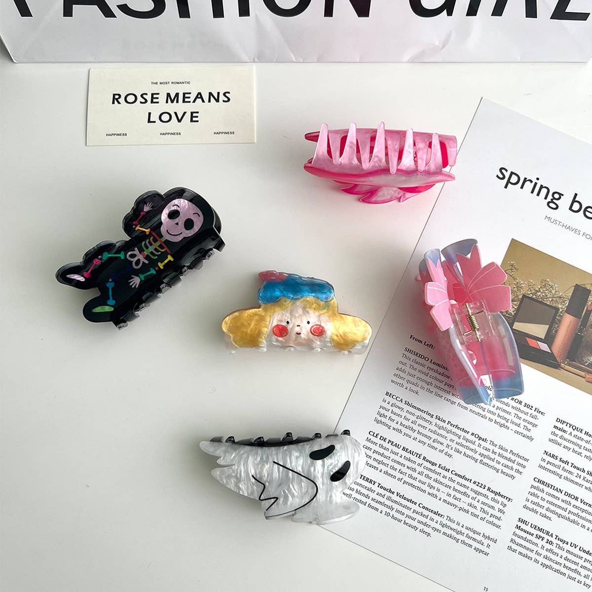 Halloween Ghost Cartoon Hair Claw Clip for Girls