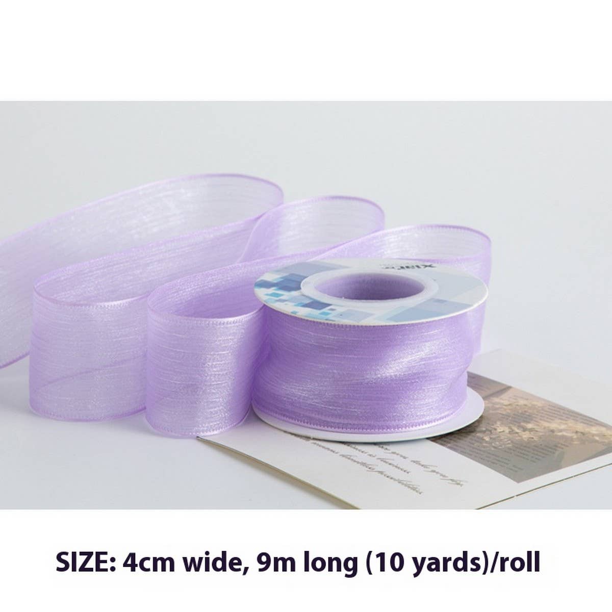 DIY BOW HAIR ACCESSORIES SNOW YARN RIBBON