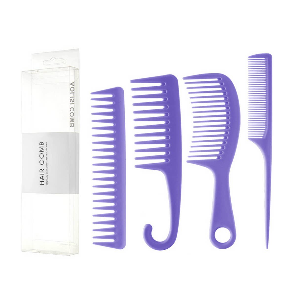 HOOK COMB WIDE TOOTH COMB SET