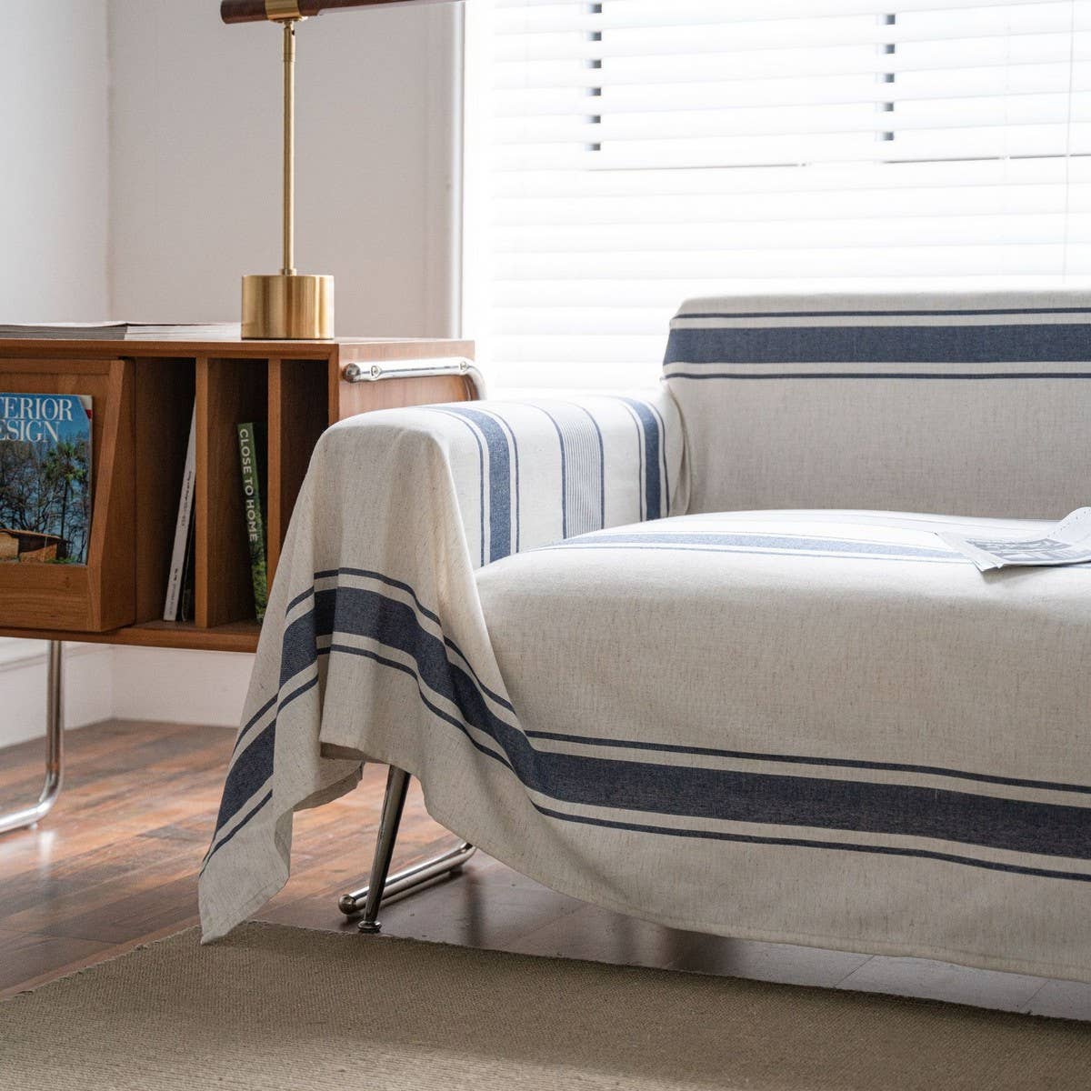 STRIPED ANTI-CAT SCRATCH SOFA THROW_CWMM1656