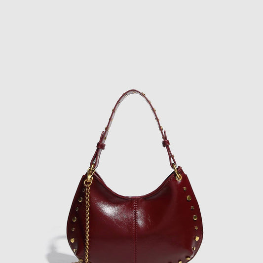 Trendy Studded Boston Shoulder & Handbag_CWAB5713