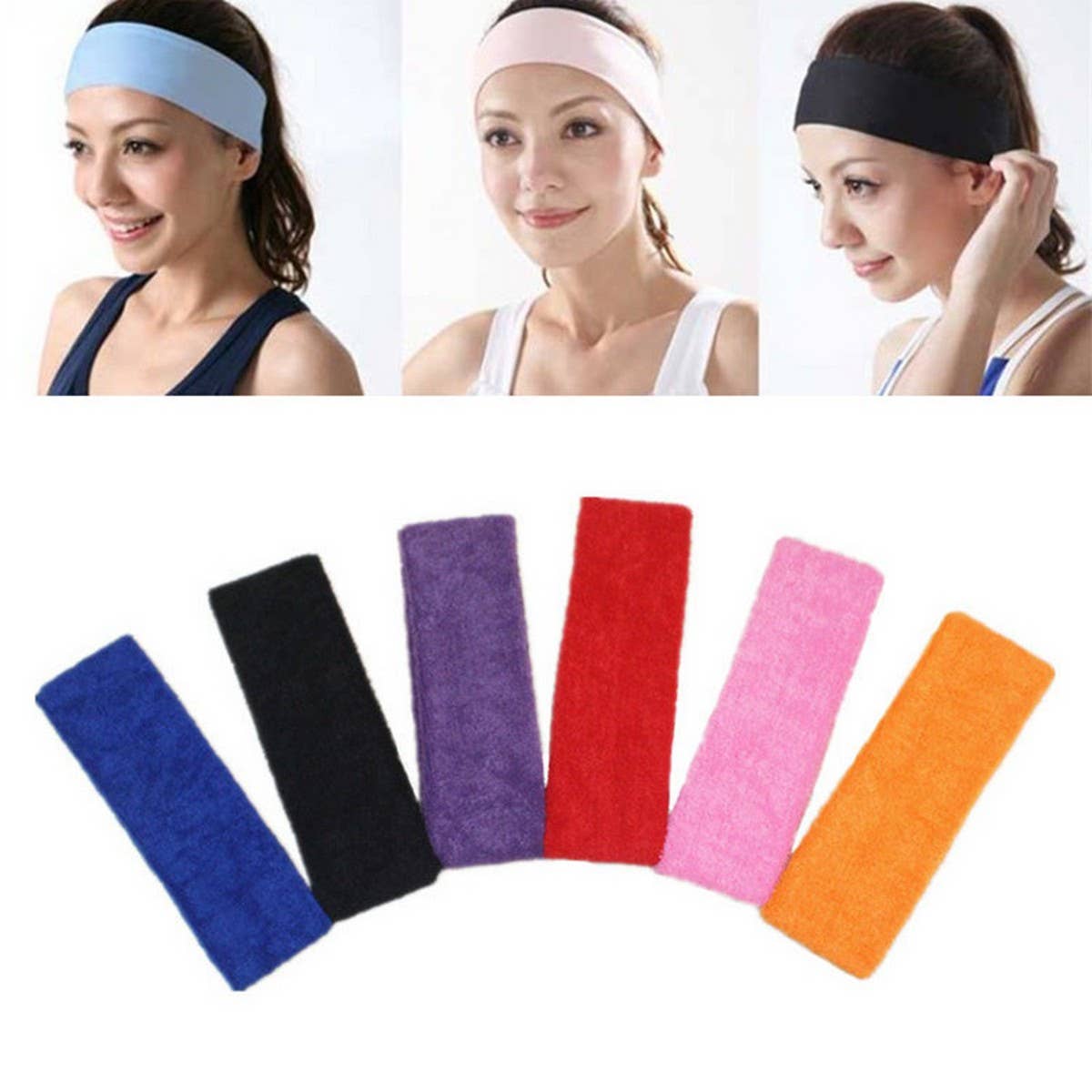 CWAHA6417_SPORTS FITNESS SWEAT-ABSORBING HEADBAND