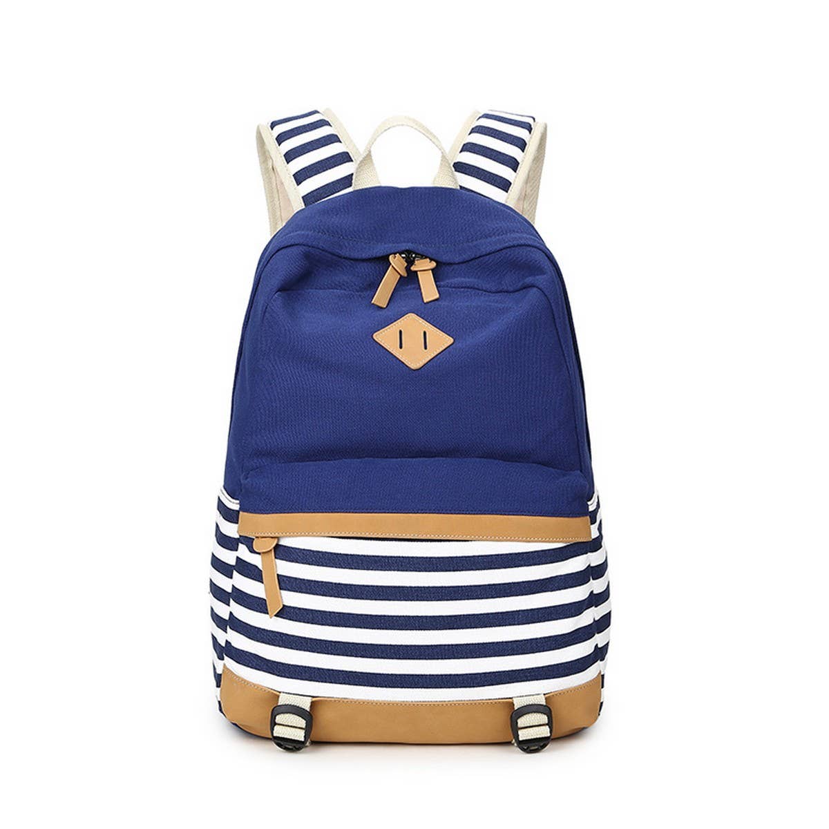 Backpacks for School ??Striped Canvas Laptop Bag_CWAB5510