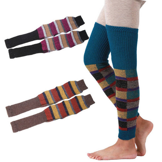 COLORFUL STRIPED KNEE-HIGH SOCKS