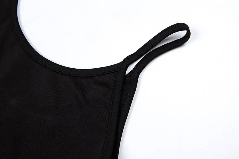 Sexy Bodycon Lift-Up Cami Romper