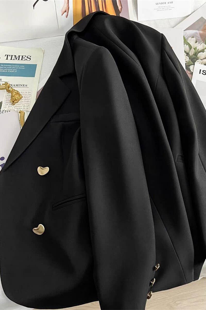 CWOBL0138_SOLID COLOR METAL BUTTON LAPEL COMMUTER SUIT