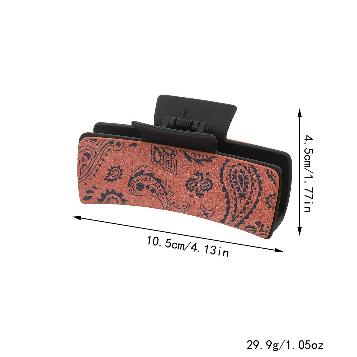 SUNFLOWER RETRO LETTERS WESTERN HAIR CLAW CLIPS