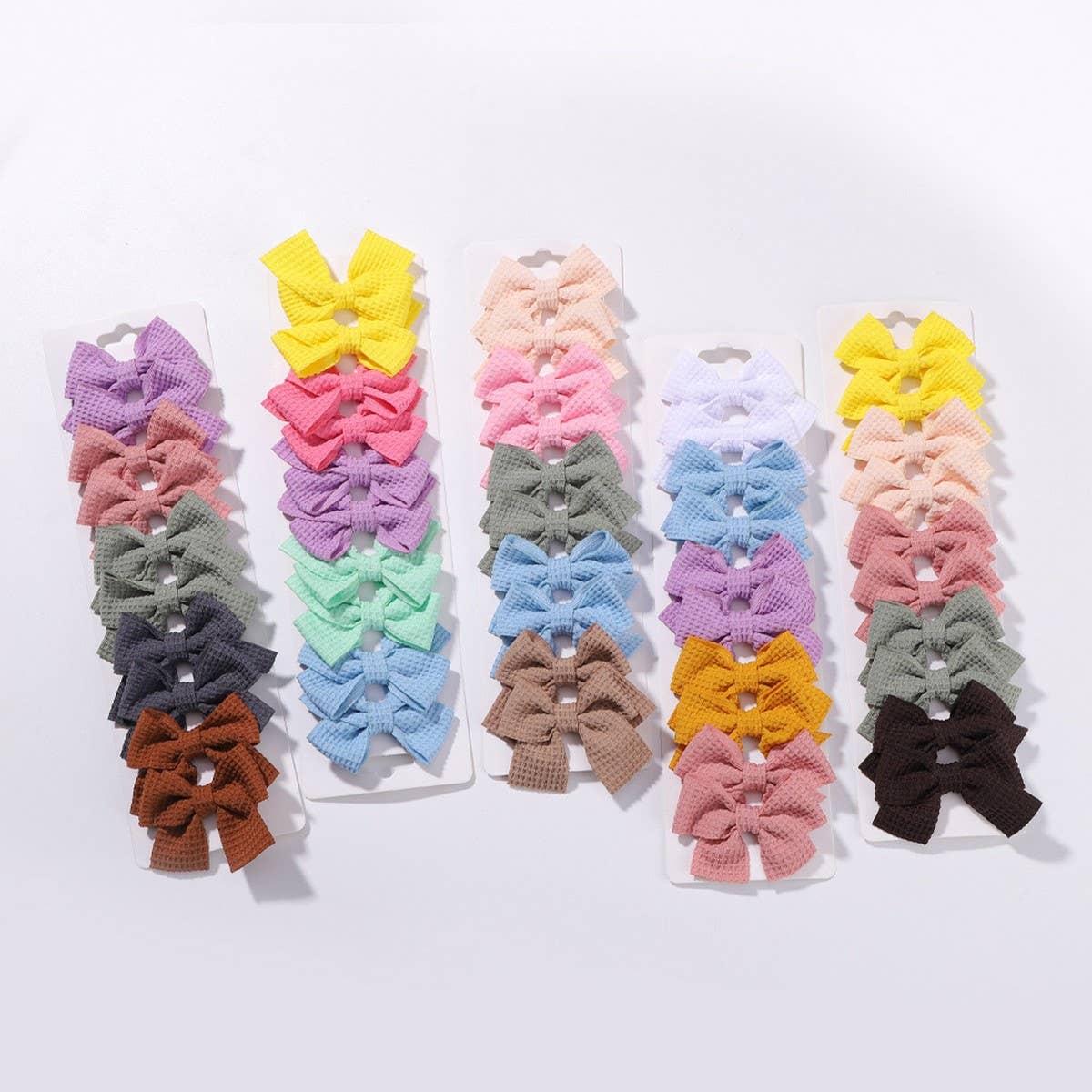 1.6" Handmade Fabric Bow Clips for Girls_CWAHA6756