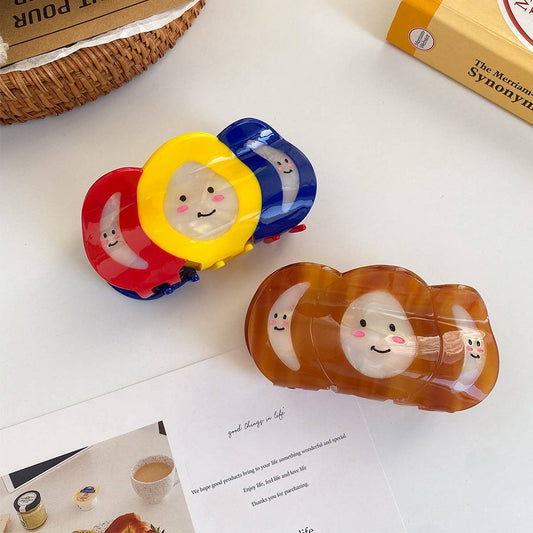 Bold Colorblock Claw Clip ??Large & Edgy Style_CWAHA6009