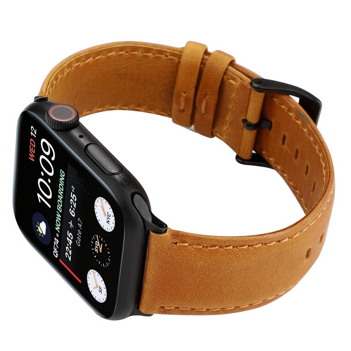 IWATCH7-1 SE CRAZY HORSE WAX LEATHER STRAP