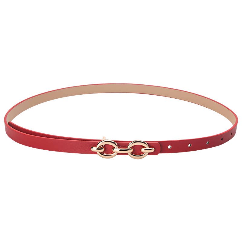 Alloy buckle versatile dress west decorative belt