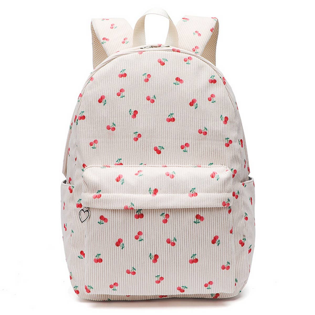 Corduroy Floral Backpacks for School Girls ? Large_CWAB5386