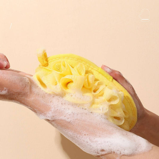 BATH POUF 2 IN 1 SOFT AND NON-FRAGILE BATH BALL_CWMM3329